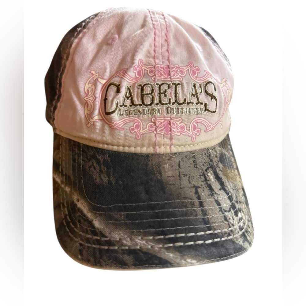Cabela's Pink and Brown Camouflage Hat